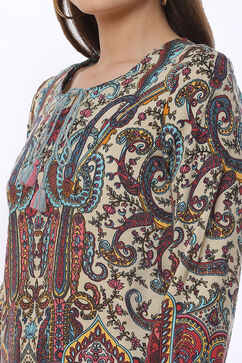 Yellow Viscose Rayon Short Top image number 1